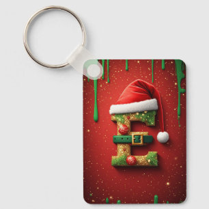 Chaveiro Carta de Natal E Com Decoração de Grinalda de Féri