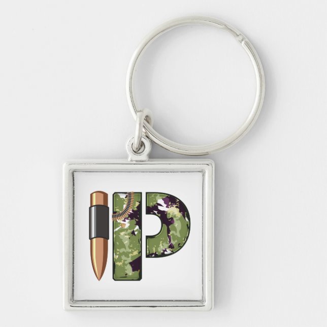 Chaveiro Carta Militar Estilo P (Frente)