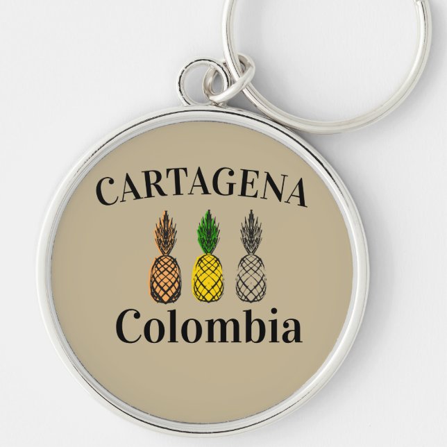 Chaveiro Cartagena Colombia Pineanis (Frente)