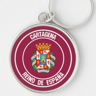 Chaveiro Cartagena Round Emblem