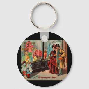 Chaveiro cartão comercial William Broadhead & Sons