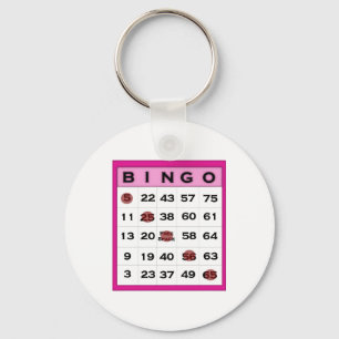 Chaveiro cartão do bingo