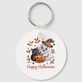 Chaveiro Cartão Encantador de Saudação do Halloween - Embr