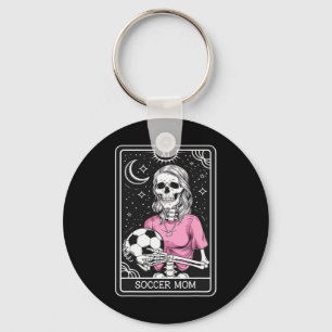 Chaveiro Cartão Tarot de Mãe de Futebol Retrô Vintage