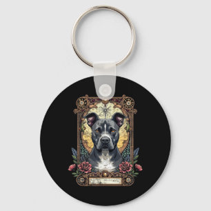Chaveiro Cartão Tarot Doberman El Dark Fantasy Jogo Satanic