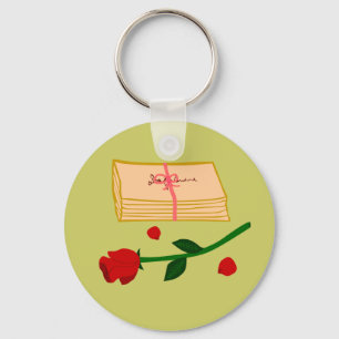 Chaveiro Cartas de Amor Românticas