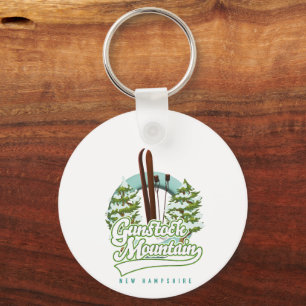 Chaveiro Cartaz de esqui Gunstock Mountain New Hampshire