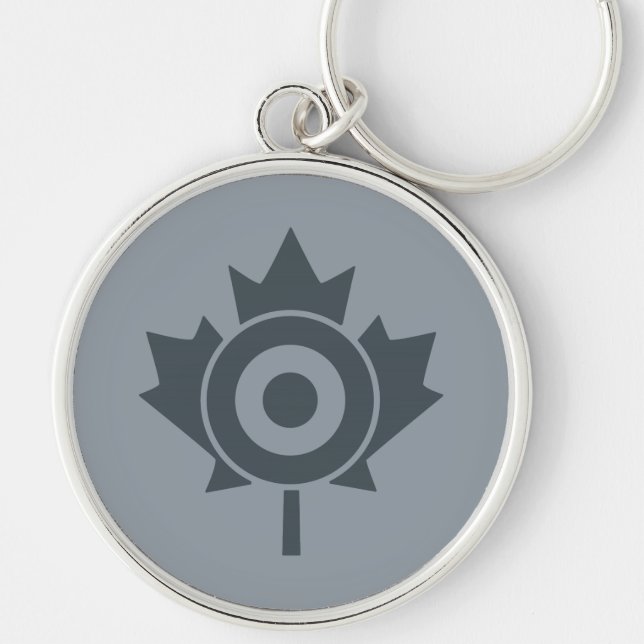 Chaveiro Carteira Canadense Leaf Roundel Mod (Frente)