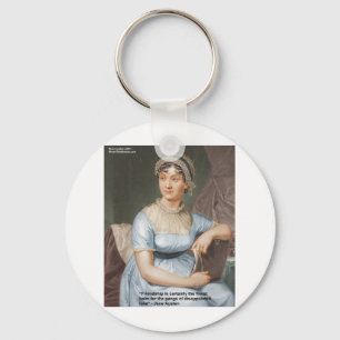 Chaveiro Cartões de Citação e Presentes Jane Austen Love Fi