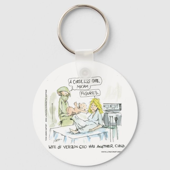 Chaveiro Cartões Engraçados Para Bebês Sem Fios Camisetas L (Frente)