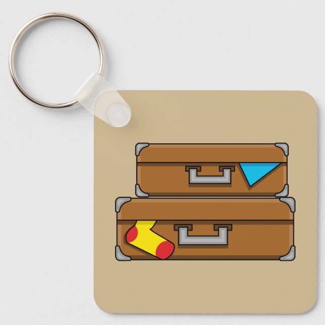 Chaveiro Cartografia Bagagem (Frente)