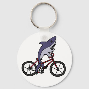 Chaveiro Cartografia da Bicicleta de Circulação de Tubarões