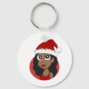 Chaveiro Cartografia da menina de Natal