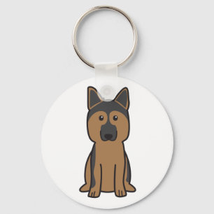 Chaveiro Cartografia do german shepherd