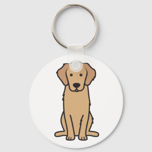 Chaveiro Cartografia do ouro Retriever Dog