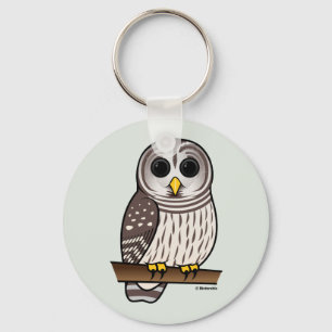 Chaveiro Cartoon Barred Owl