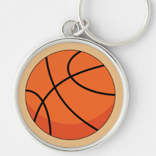 Chaveiro Cartoon Basketball Ball
