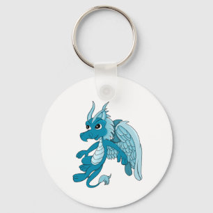 Chaveiro Cartoon Blue Dragon