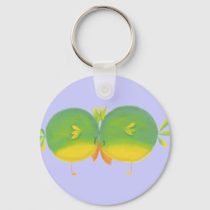 Chaveiro Cartoon Boy & Girl Love Birds