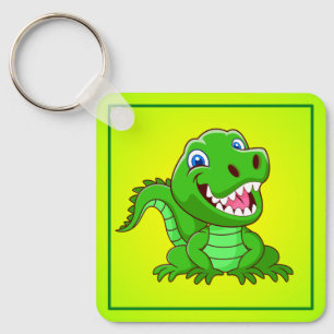Chaveiro Cartoon Crocodilo Sorridente