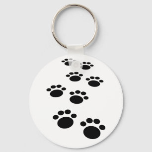 Chaveiro Cartoon de Pet Paw Trail