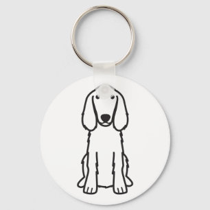 Chaveiro Cartoon do Cão Setter Irlandês