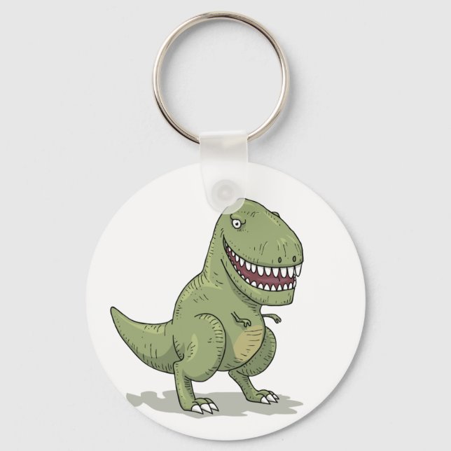 Chaveiro Cartoon do Dinossaur T Rex (Frente)