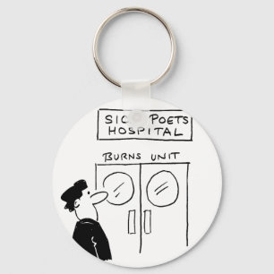 Chaveiro Cartoon do Hospital Poet Engraçado