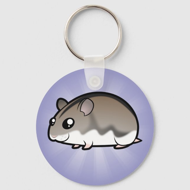 Chaveiro Cartoon Dwarf Hamster (Frente)