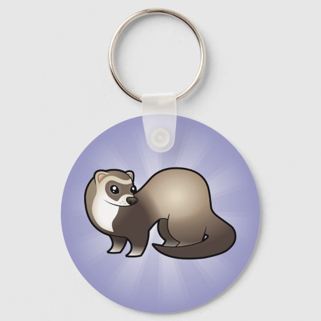 Chaveiro Cartoon Ferret (Frente)