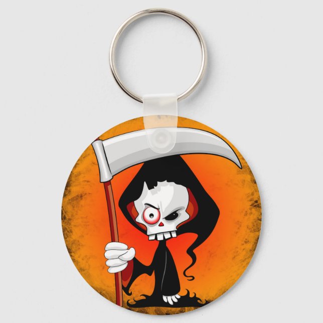Chaveiro Cartoon Grim Reaper Assustador (Frente)