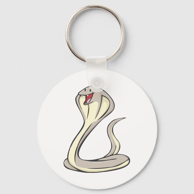 Chaveiro Cartoon Happy King Cobra (Frente)