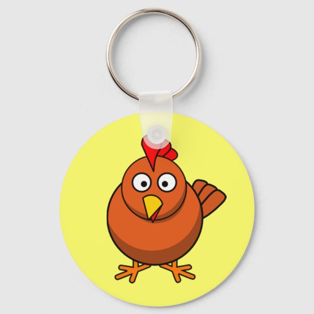 Chaveiro Cartoon Hen Chicken (Frente)