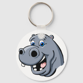 Chaveiro Cartoon Hippo