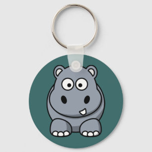 Chaveiro Cartoon Hippo