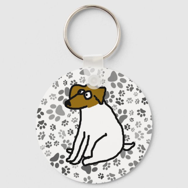 Chaveiro Cartoon Jack Russell (Frente)