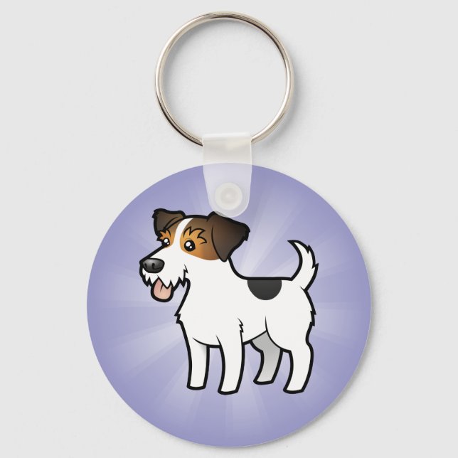 Chaveiro Cartoon Jack Russell Terrier (Frente)