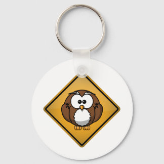 Chaveiro Cartoon Owl Sign