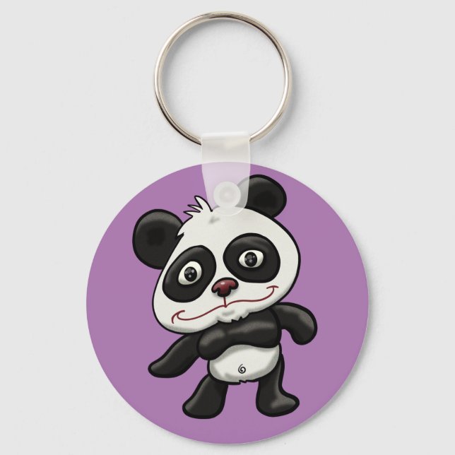 Chaveiro Cartoon Panda Maravilhoso (Frente)