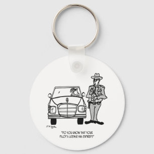 Chaveiro Cartoon piloto 5214