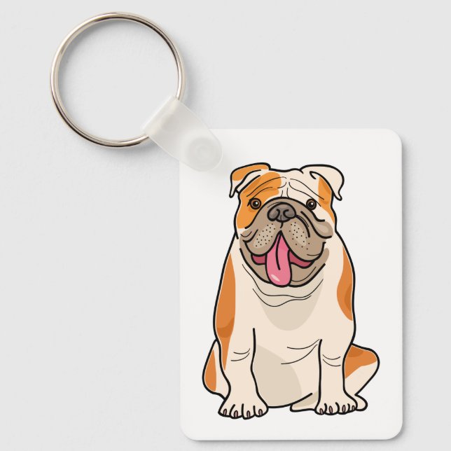 Chaveiro Cartoon Puppy Dog Lover Oferece Bonito Cachorro In (Frente)