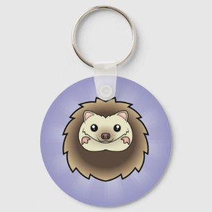 Chaveiro Cartoon Pygmy Hedgehog