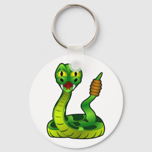 Chaveiro Cartoon Rattlesnake