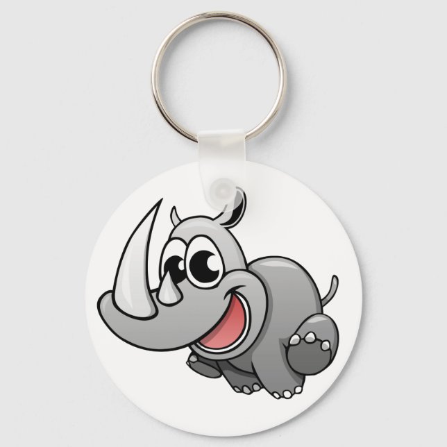 Chaveiro Cartoon Rhino (Frente)