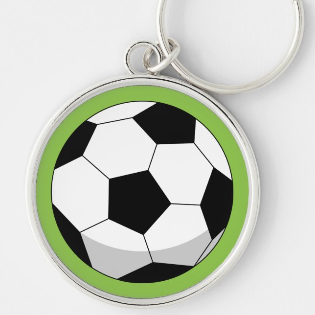 Chaveiro Cartoon Soccer Ball (Frente)