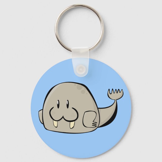 Chaveiro Cartoon Walrus (Frente)