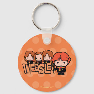 Chaveiro Cartoon Weasley Siblilings Gráfico