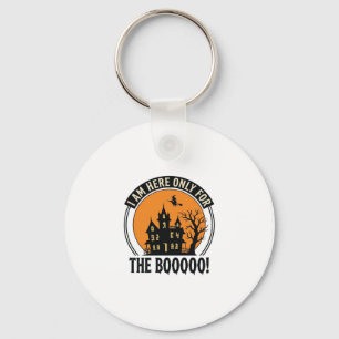 Chaveiro Casa Assombrada de Halloween Engraçada Boo Vintage