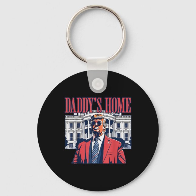 Chaveiro Casa Branca de Daddys Trump 2024 (Frente)