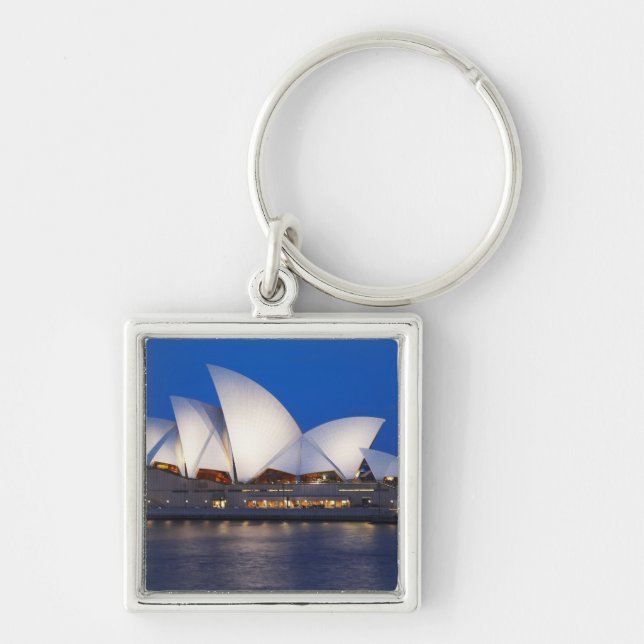 Chaveiro Casa da Ópera de Sydney à Noite, Sydney, Nova Gale (Frente)